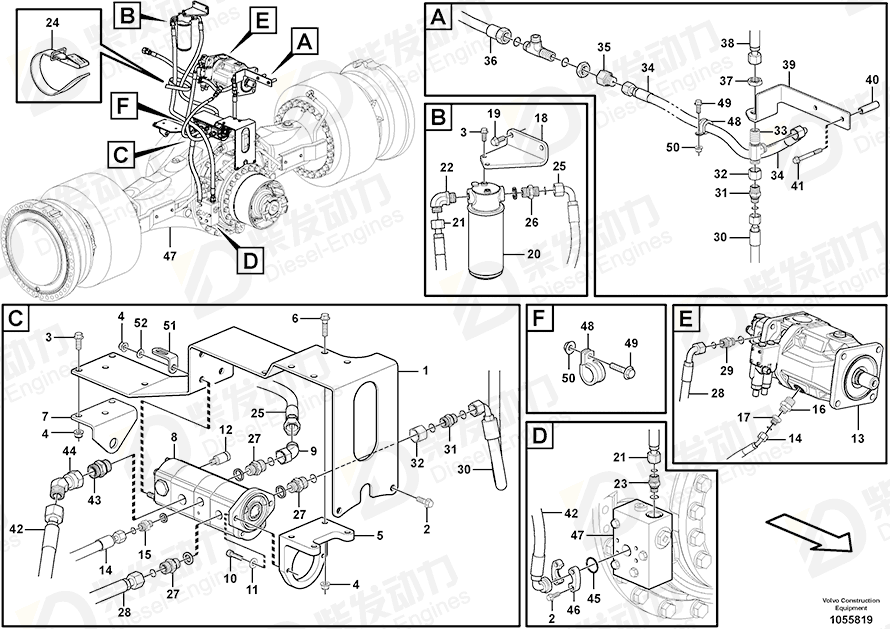 VOLVO Hex. socket screw 956585 Drawing