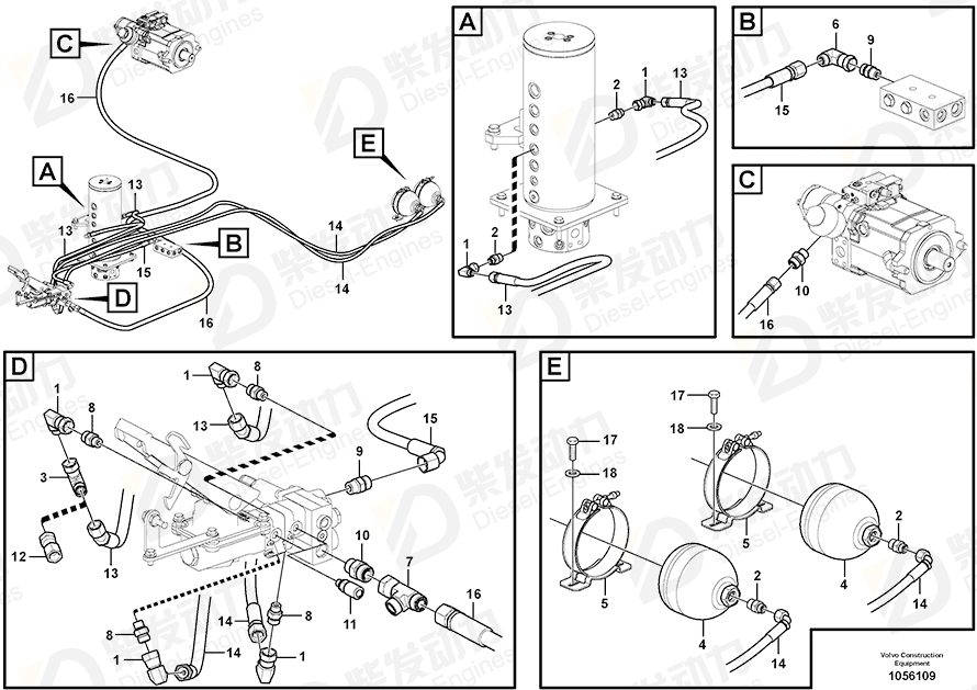 VOLVO Nipple 937550 Drawing