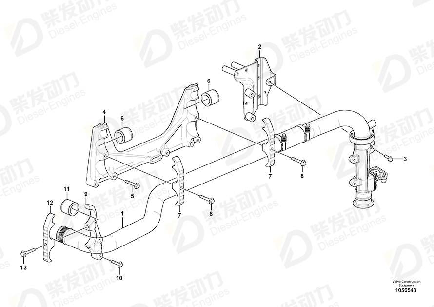 VOLVO Bracket 15171070 Drawing