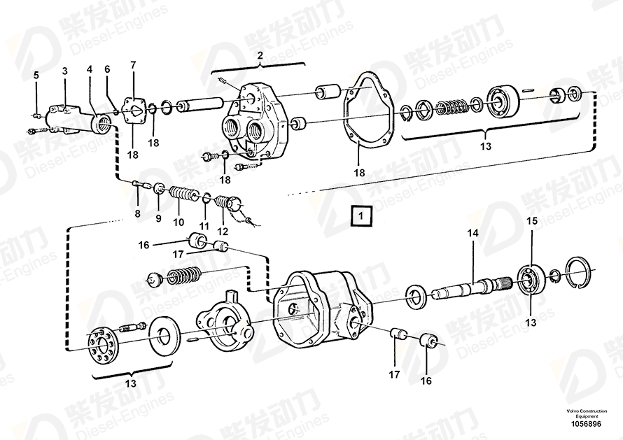 VOLVO Rotor kit 11701261 Drawing