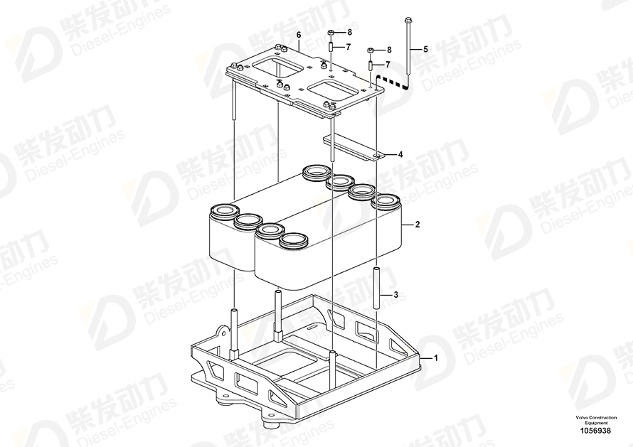 VOLVO Spacer 16844120 Drawing
