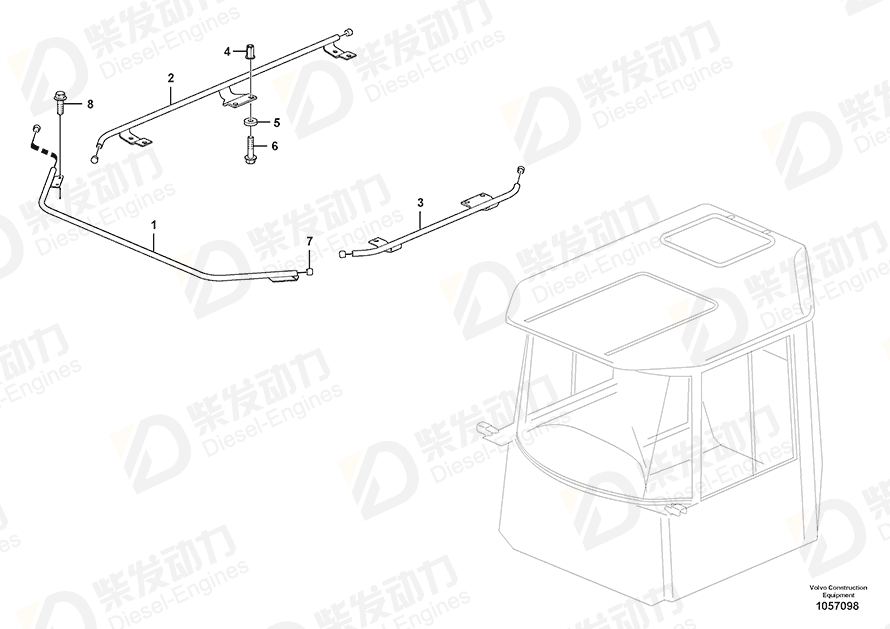 VOLVO Protecting cap 4973327 Drawing