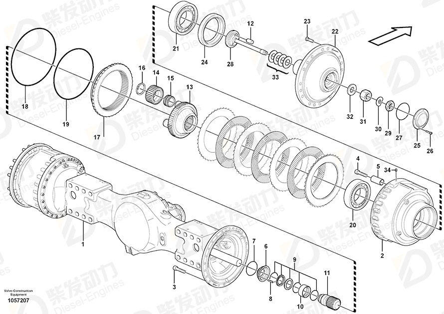 VOLVO Intermediate ring 15144848 Drawing VOLVO Intermediate ring 15144848 Drawing