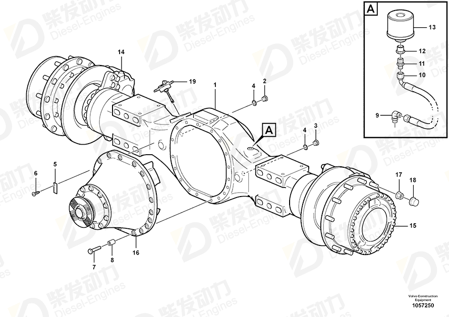 VOLVO Axle 56042 Drawing