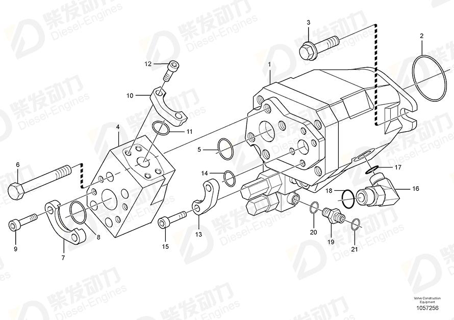 VOLVO Block 11117671 Drawing