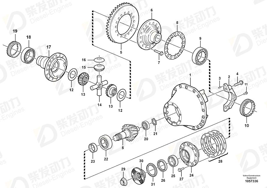 VOLVO Lock nut 20366600 Drawing