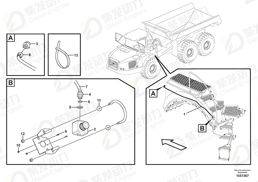VOLVO Switch 15147746 Drawing
