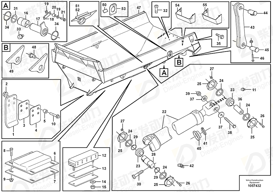 VOLVO Screw 11052506 Drawing