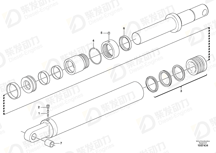 VOLVO Repair kit 11997690 Drawing