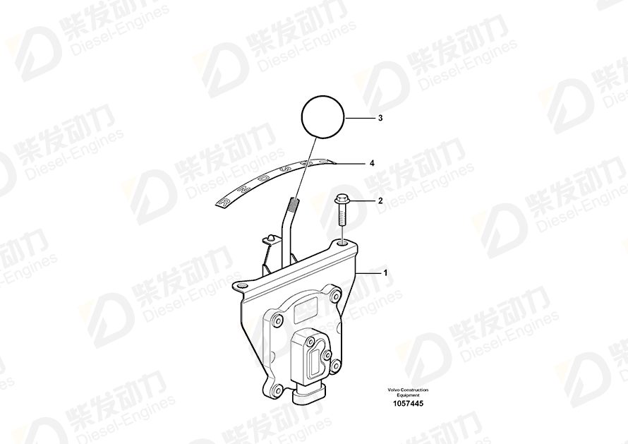 VOLVO Decal 15120109 Drawing