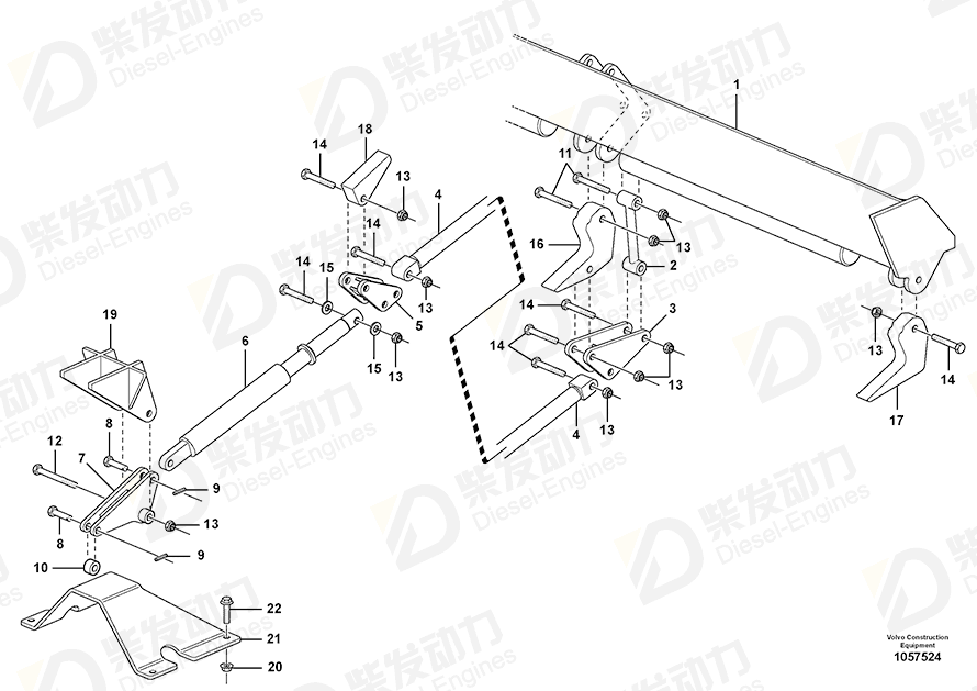 VOLVO Tailboard 11120430 Drawing