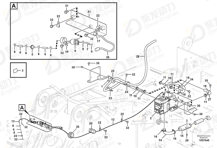 VOLVO Screw 13946173 Drawing
