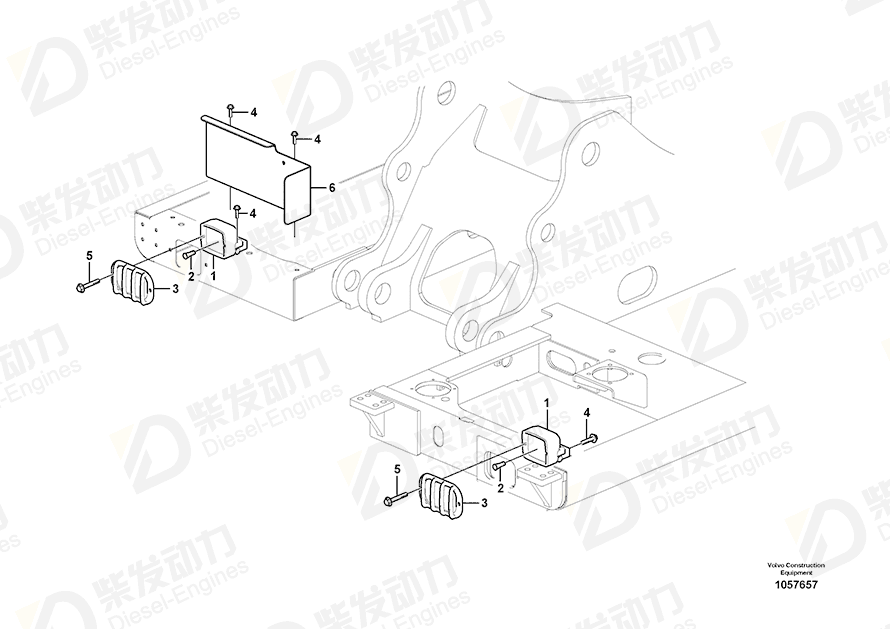 VOLVO Cover 14619343 Drawing