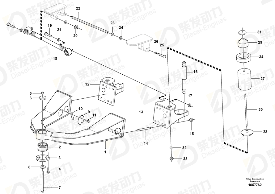 VOLVO Stay 15176194 Drawing