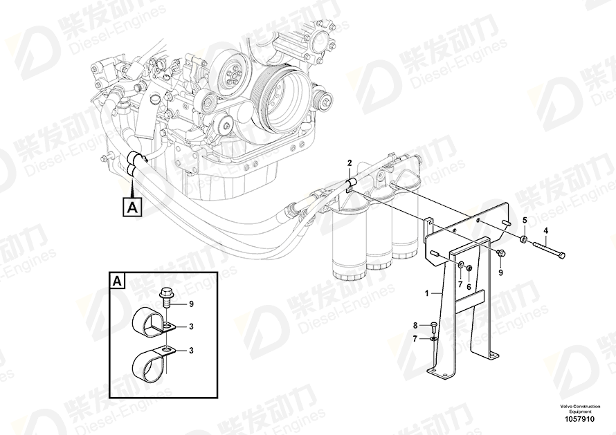 VOLVO Washer 14624111 Drawing