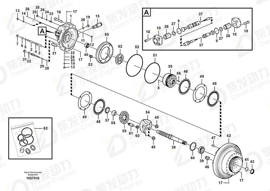 VOLVO Casing 14568909 Drawing
