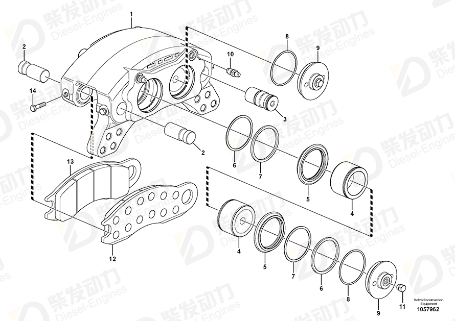 VOLVO O-ring 15194892 Drawing