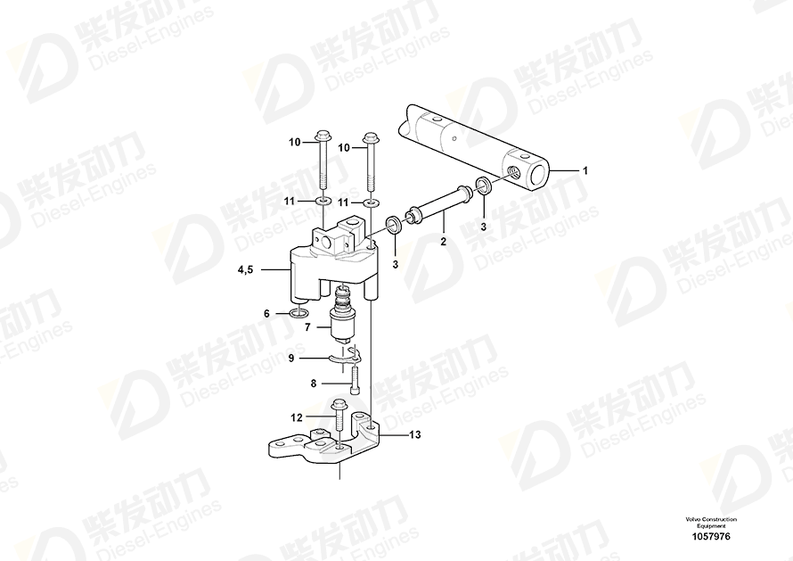 VOLVO Control valve 20894131 Drawing