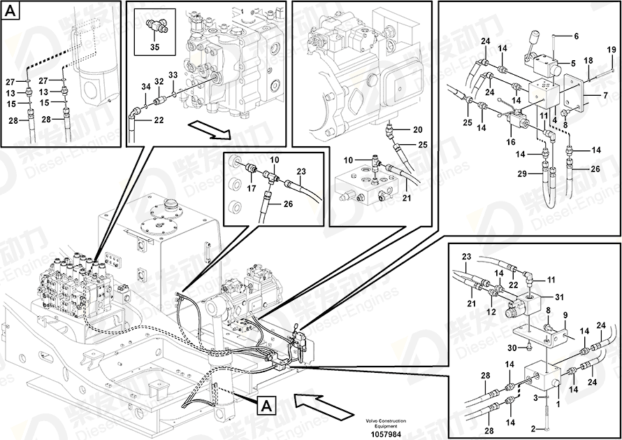 VOLVO Solenoid valve 11708660 Drawing