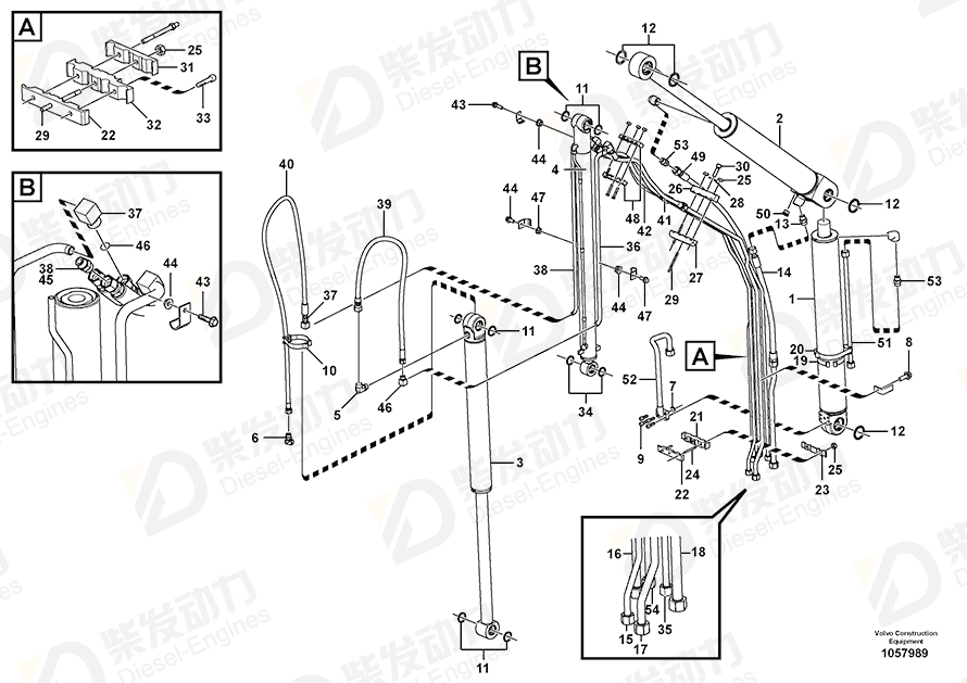 VOLVO Hexagon nut 961991 Drawing