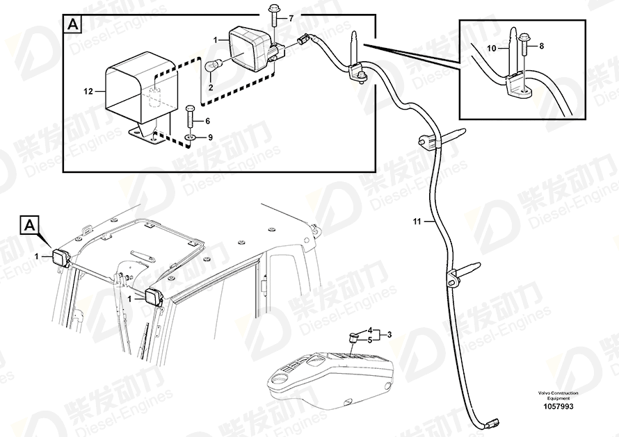 VOLVO Bracket 14657270 Drawing