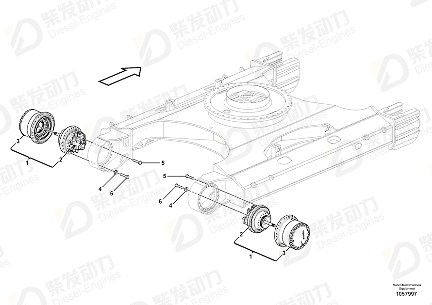 VOLVO Drive unit 14694046 Drawing