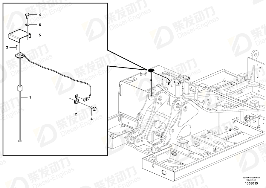 VOLVO Cover 14611697 Drawing