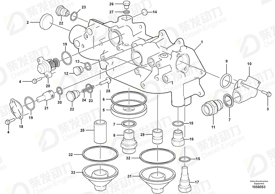 VOLVO Plug 3587204 Drawing