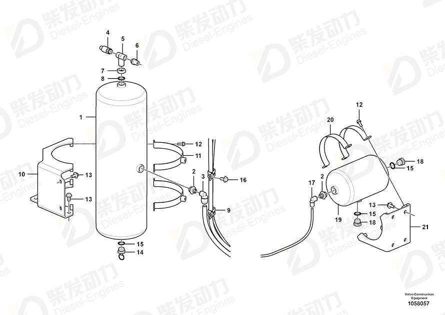 VOLVO Safety valve 3173104 Drawing