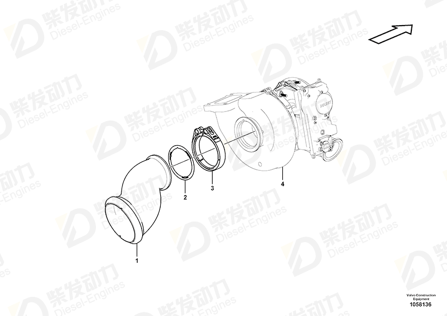 VOLVO Diffuser 15079519 Drawing