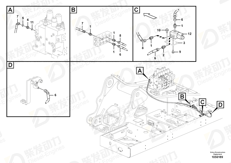 VOLVO Bracket 14553456 Drawing