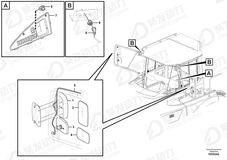 VOLVO Cable 15197971 Drawing