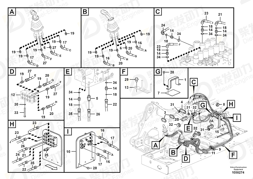 VOLVO Block 14614126 Drawing