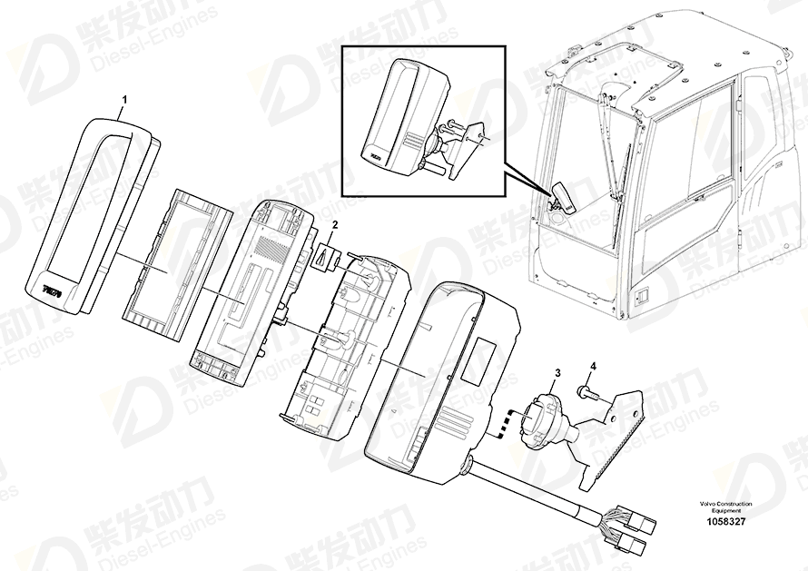 VOLVO Plate 14552707 Drawing