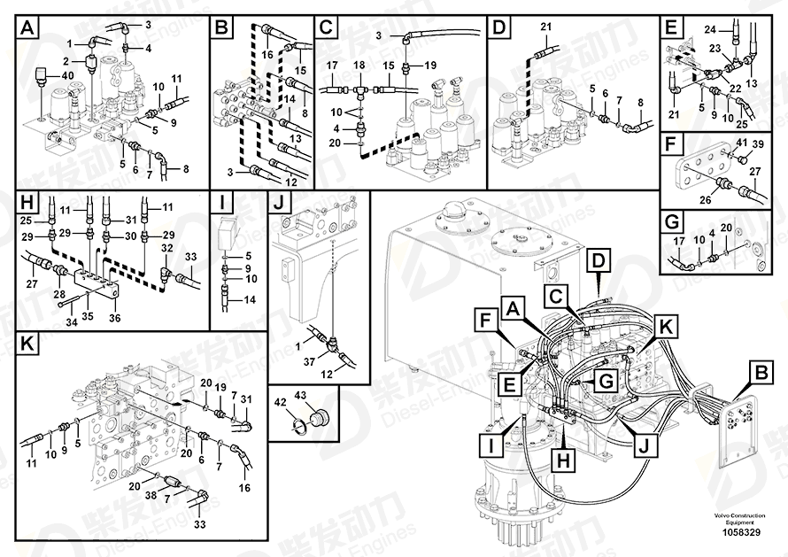 VOLVO Elbow 14880086 Drawing