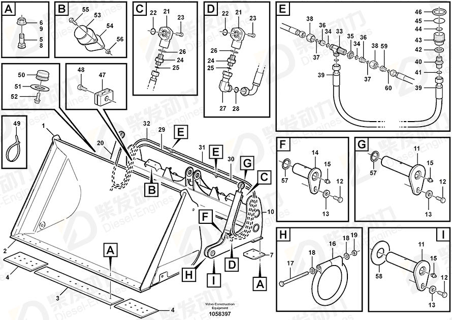 VOLVO O-ring 990740 Drawing