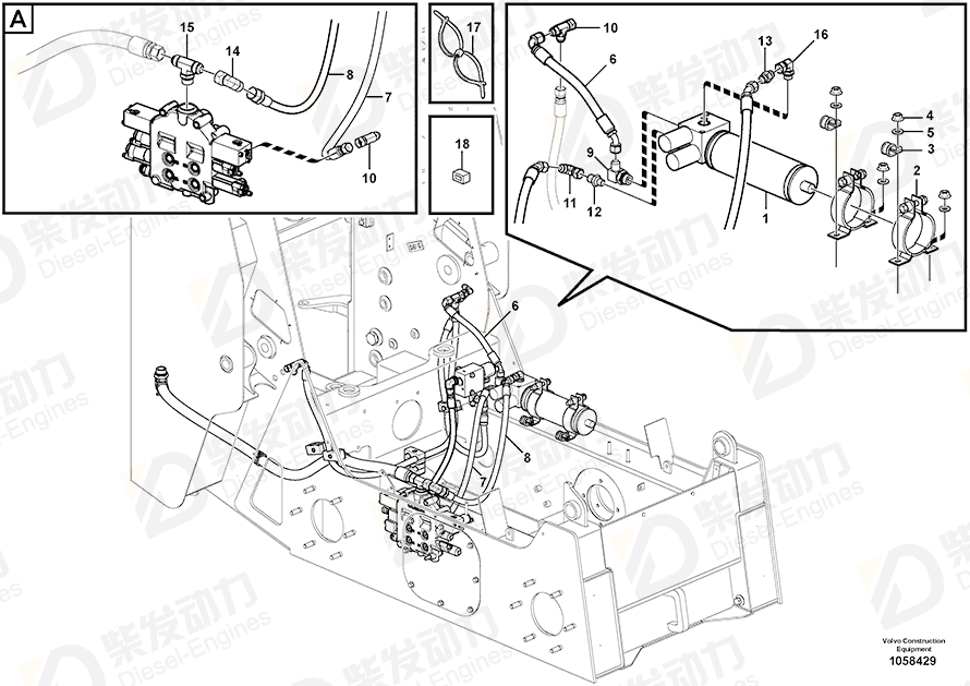 VOLVO L-connection 4821878 Drawing VOLVO L-connection 4821878 Drawing