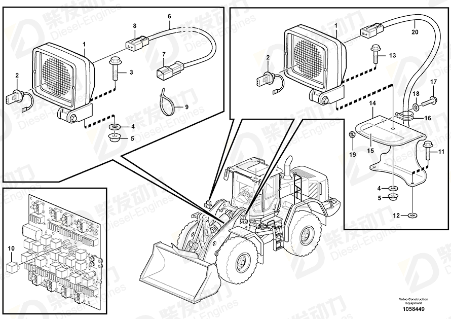 VOLVO Housing 874954 Drawing