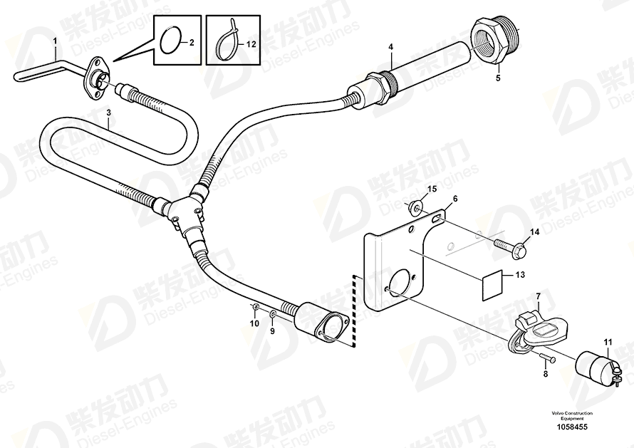 VOLVO Bracket 16801906 Drawing