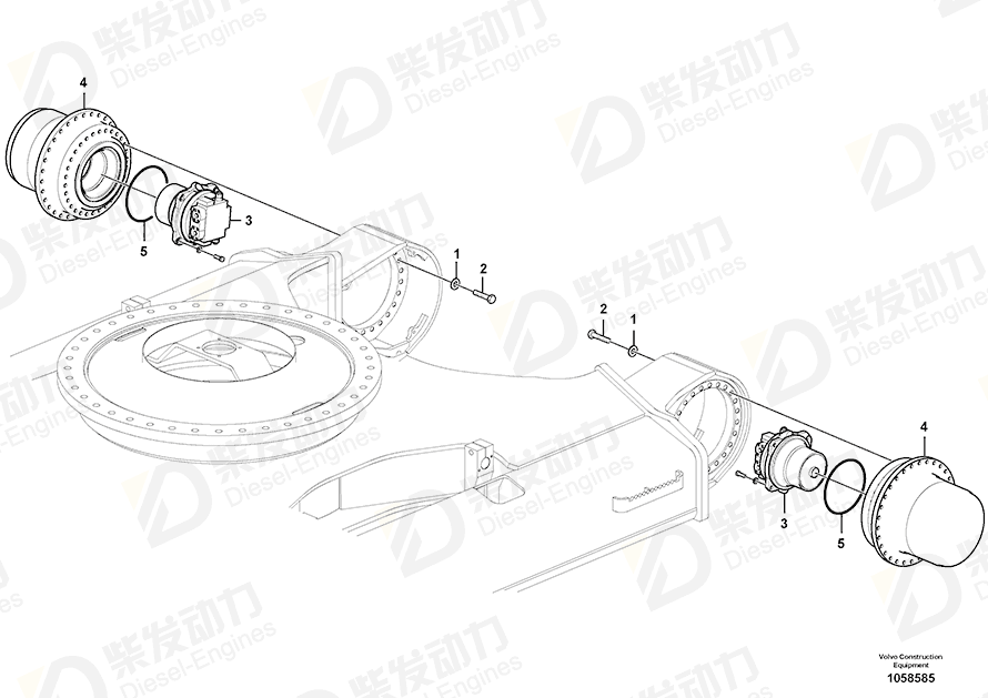 VOLVO O-ring 14539096 Drawing