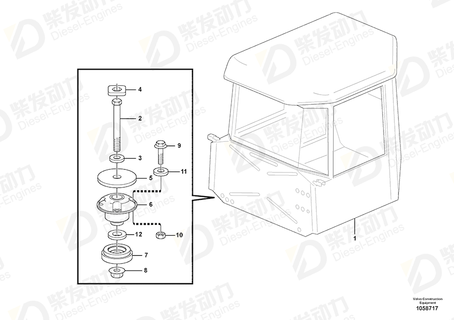 VOLVO Cab 11294082 Drawing