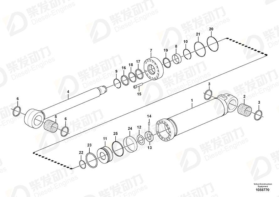 VOLVO Sealing SA1146-08140 Drawing