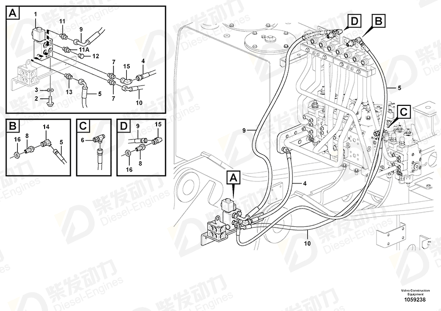 VOLVO Plain washer 11117464 Drawing VOLVO Plain washer 11117464 Drawing