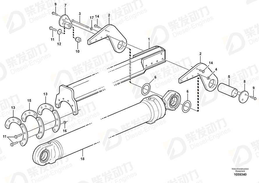 VOLVO Washer 13947355 Drawing