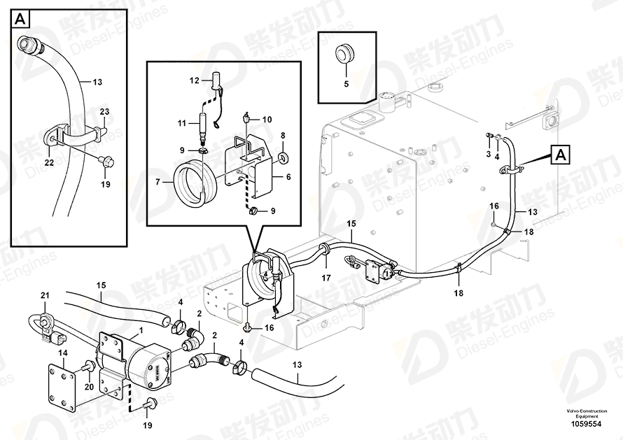 VOLVO Toggle switch 14539456 Drawing VOLVO Toggle switch 14539456 Drawing