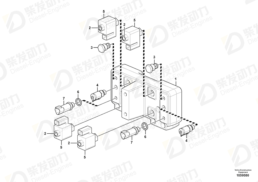 VOLVO Nipple 15045143 Drawing