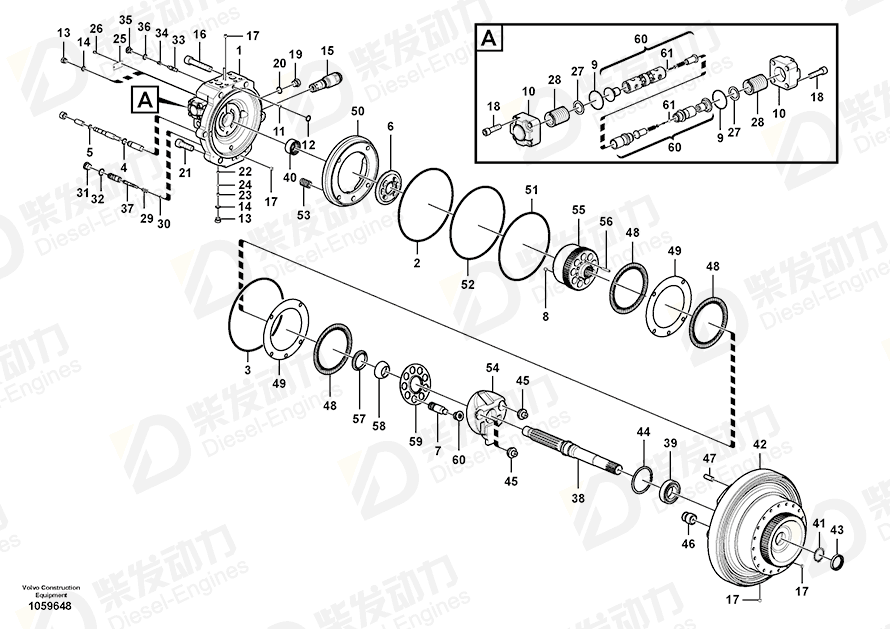 VOLVO O-ring 960262 Drawing