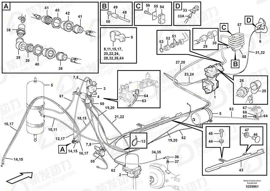 VOLVO Bracket 15108715 Drawing