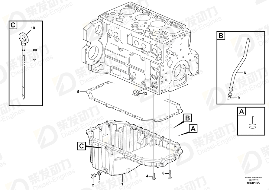 VOLVO Screw 13949578 Drawing