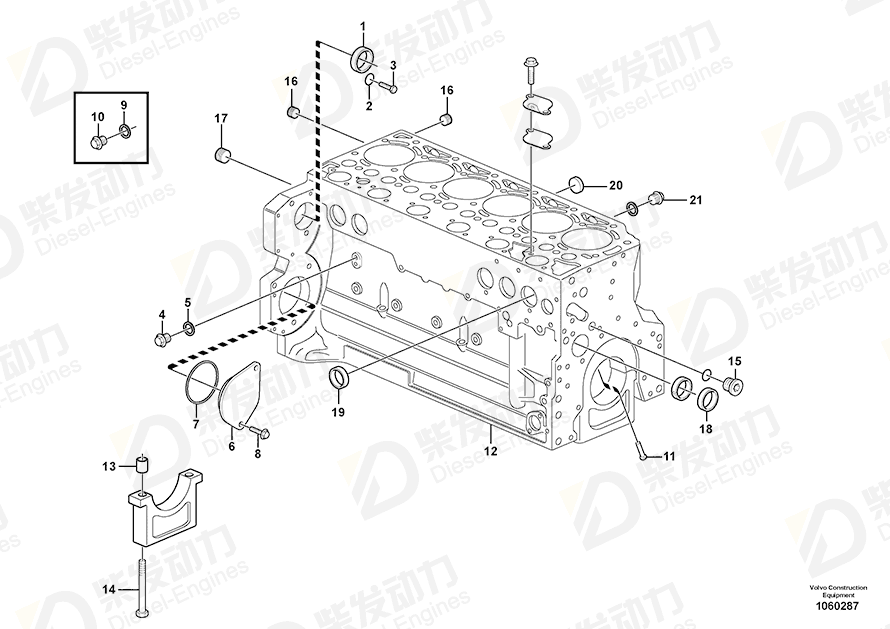 VOLVO Plug 20998904 Drawing